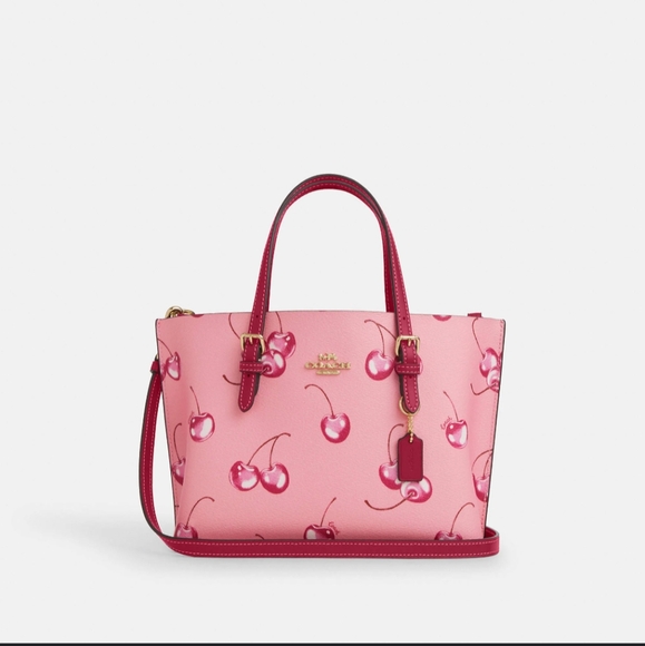 Coach Mollie Cherry 🍒 print handbag and wallet set - Picture 2 of 16